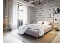 FREZJA T1 tapicerowane łóżko hotelowe 120 x 200
